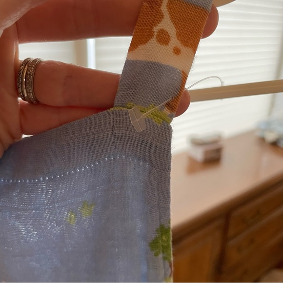 NWT Angel Dear Organic Cotton Muslin Cow Farm Print Romper Size 6-12M - Picture 5 of 5